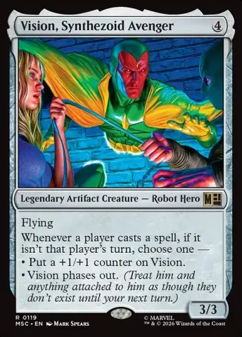 Vision, Synthezoid Avenger · 119