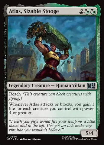 Atlas, Sizable Stooge · 566