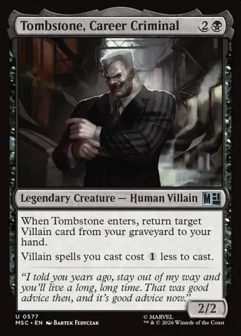 Tombstone, Career Criminal · 577