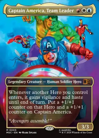 Captain America, Team Leader · 5
