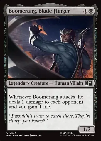 Boomerang, Blade Flinger · 534