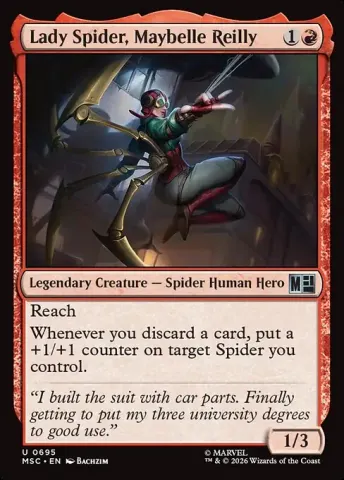 Lady Spider, Maybelle Reilly · 695
