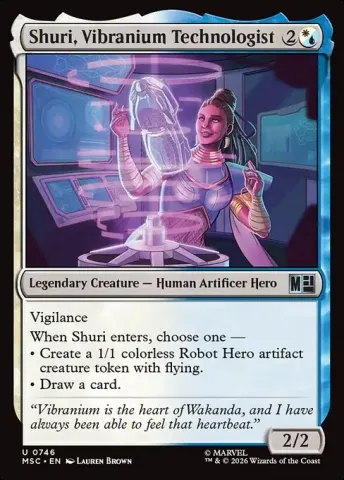 Shuri, Vibranium Technologist · 746