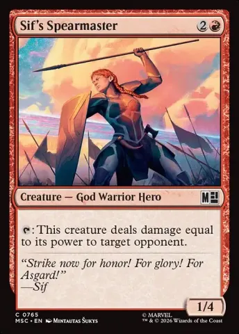 Sif's Spearmaster · 765
