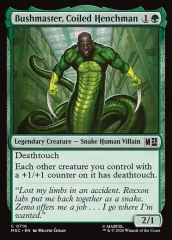 Bushmaster, Coiled Henchman · 716