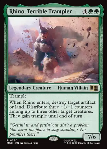 Rhino, Terrible Trampler · 730