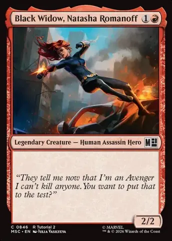 Black Widow, Natasha Romanoff · 846