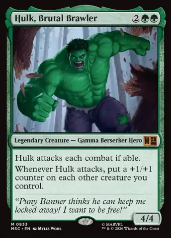 Hulk, Brutal Brawler · 833