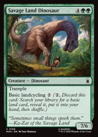 Savage Land Dinosaur · 185