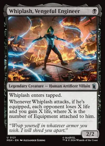 Whiplash, Vengeful Engineer · 121