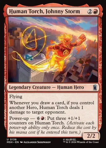 Human Torch, Johnny Storm · 136
