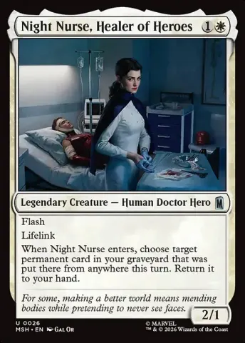 Night Nurse, Healer of Heroes · 26