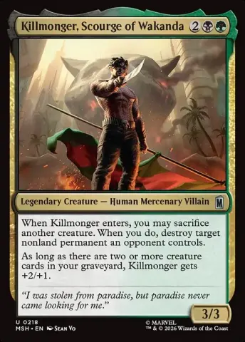 Killmonger, Scourge of Wakanda · 218