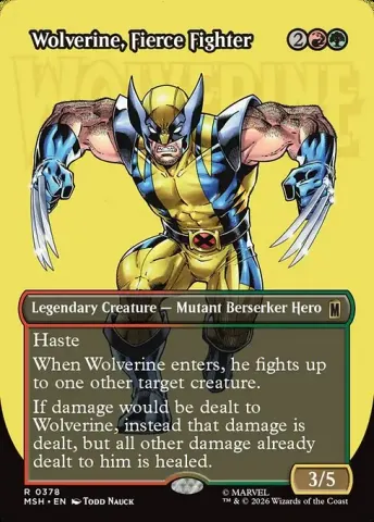 Wolverine, Fierce Fighter · 378