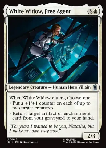 White Widow, Free Agent · 42
