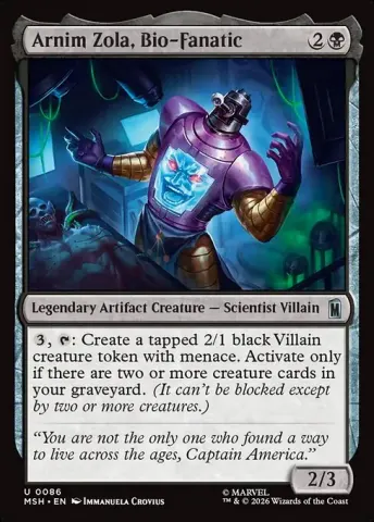 Arnim Zola, Bio-Fanatic · 86