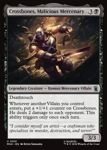 Crossbones, Malicious Mercenary · 91