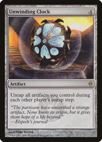 Unwinding Clock · 164