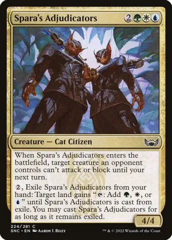 Spara's Adjudicators · 224