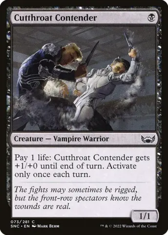 Cutthroat Contender · 73