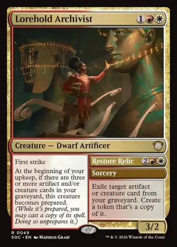 Lorehold Archivist // Restore Relic · 49
