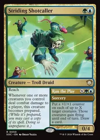 Striding Shotcaller // Run the Play · 50