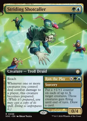 Striding Shotcaller // Run the Play · 98