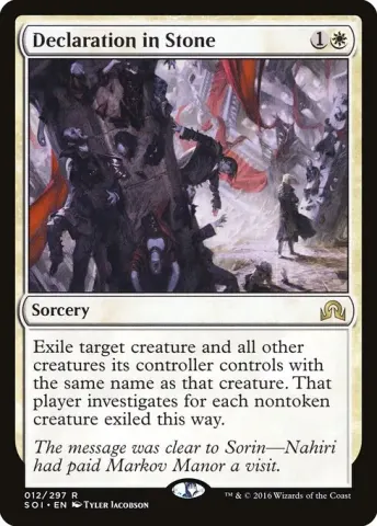 Declaration in Stone · 12