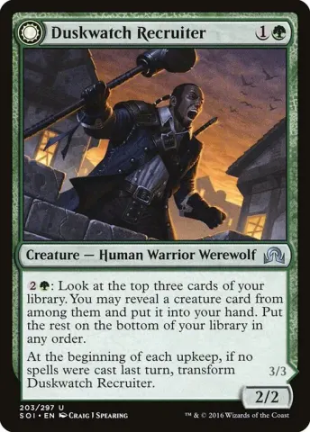 Duskwatch Recruiter // Krallenhorde Howler · 203