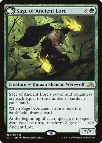 Sage of Ancient Lore // Werewolf of Ancient Hunger · 225