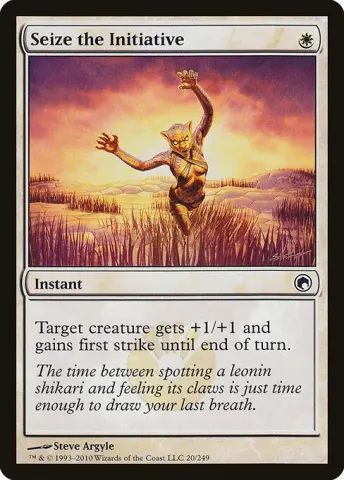 Seize the Initiative · 20