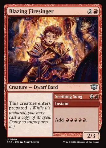 Blazing Firesinger // Seething Song · 109