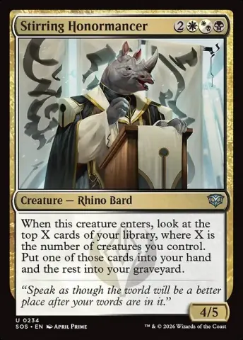 Stirring Honormancer · 234