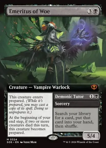 Emeritus of Woe // Demonic Tutor · 324