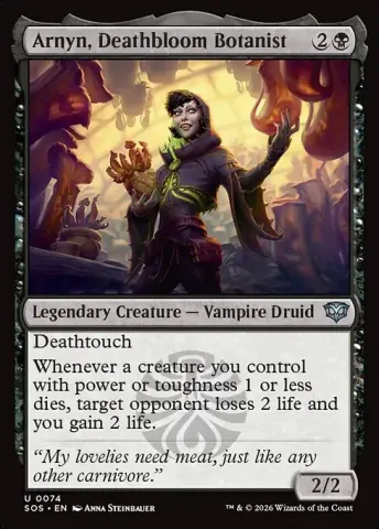 Arnyn, Deathbloom Botanist · 74