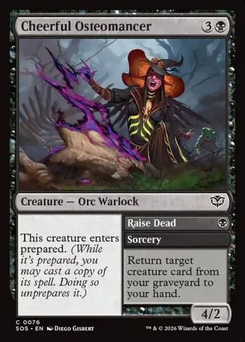 Cheerful Osteomancer // Raise Dead · 76
