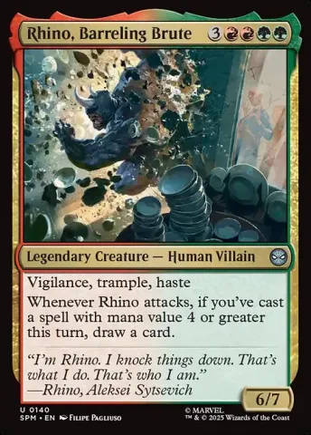 Rhino, Barreling Brute · 140