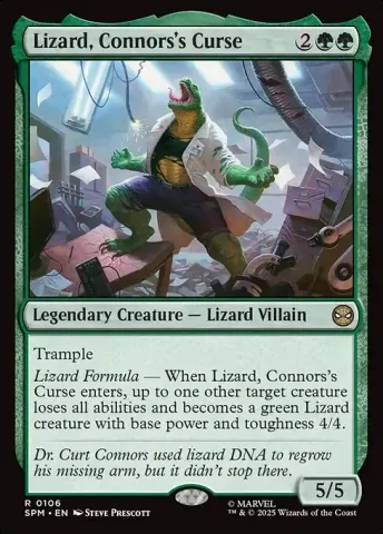 Lizard, Connors's Curse · 106