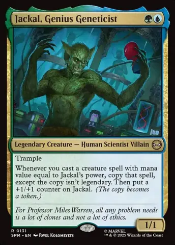 Jackal, Genius Geneticist · 131