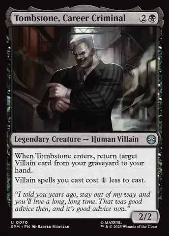 Tombstone, Career Criminal · 70