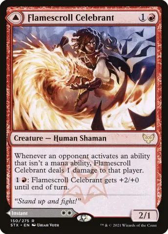 Flamescroll Celebrant // Revel in Silence · 150