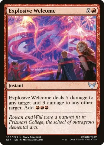 Explosive Welcome · 100
