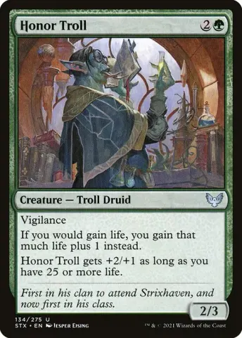 Honor Troll · 134