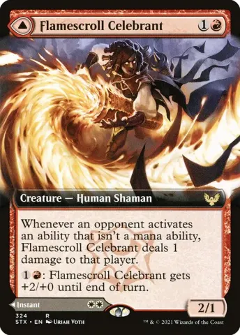 Flamescroll Celebrant // Revel in Silence · 324