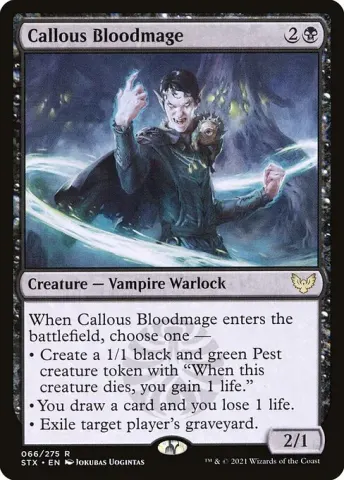 Callous Bloodmage · 66