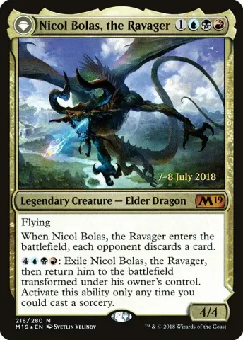 Nicol Bolas, the Ravager // Nicol Bolas, the Arisen · 218s
