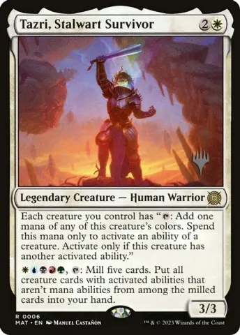 Tazri, Stalwart Survivor · 6p