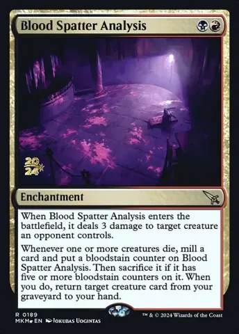 Blood Spatter Analysis · 189s