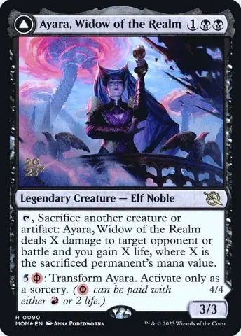 Ayara, Widow of the Realm // Ayara, Furnace Queen · 90s