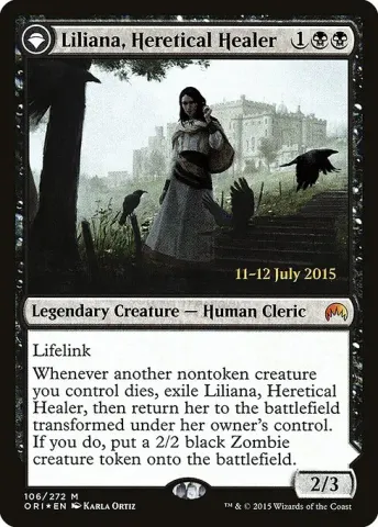 Liliana, Heretical Healer // Liliana, Defiant Necromancer · 106s
